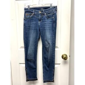 Mac Rich Jeans Skinny Zip Ankle Mesium Wash Size 2/4